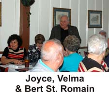 Joyce, Velma & Bert St. Romain.