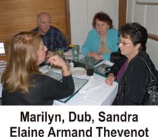 Marilyn, Dub, Sandra, Elaine Armand Thevenot.