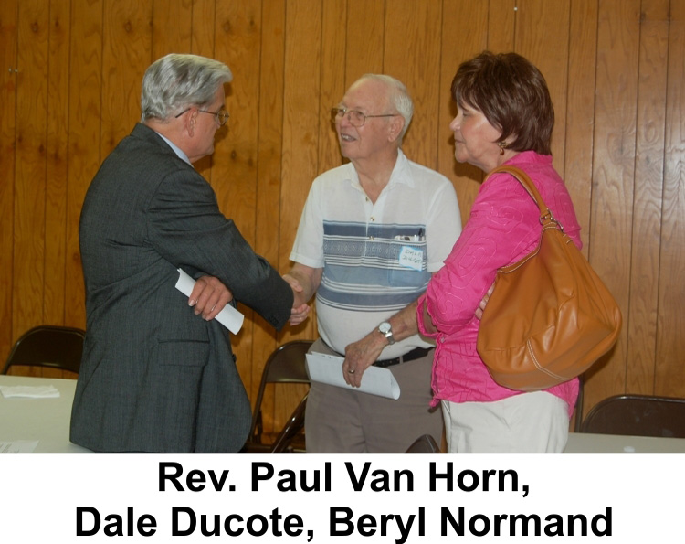 12 G3 Rev. Paul Van Horn, Dale Ducote Beryl Normand